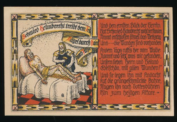 Нотгельды Германии, 1 марка (1921 г.)