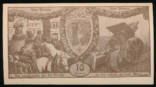 Нотгельды Германии, 10 пфеннигов (1920 г.)