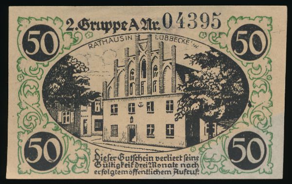 Нотгельды Германии, 50 пфеннигов (1920 г.)