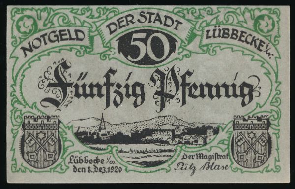 Нотгельды Германии, 50 пфеннигов (1918 г.)