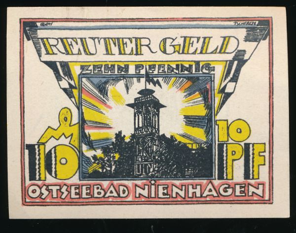 Нотгельды Германии, 10 пфеннигов (1922 г.)