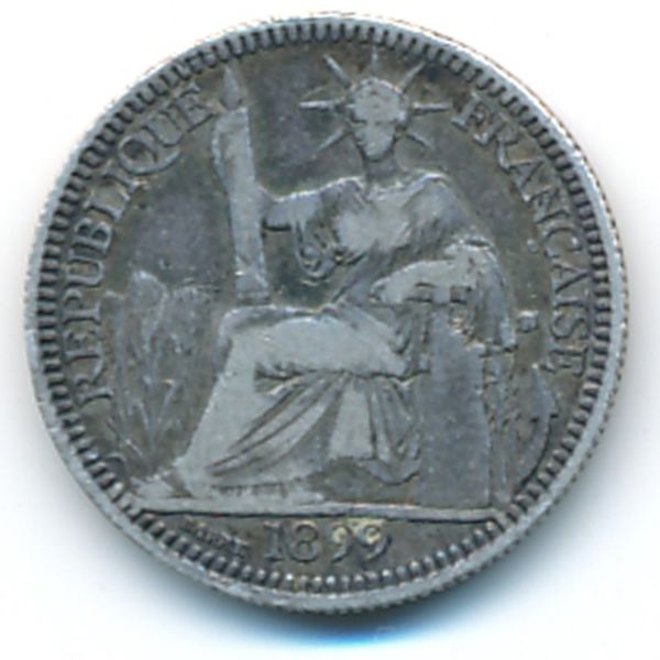 Французский Индокитай, 10 центов (1899 г.)