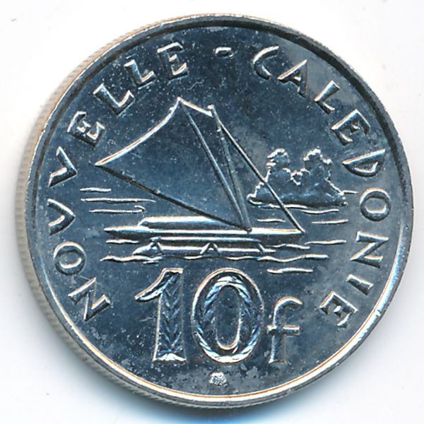 Новая Каледония, 10 франков (2018 г.)