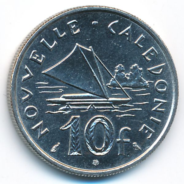 Новая Каледония, 10 франков (1972 г.)