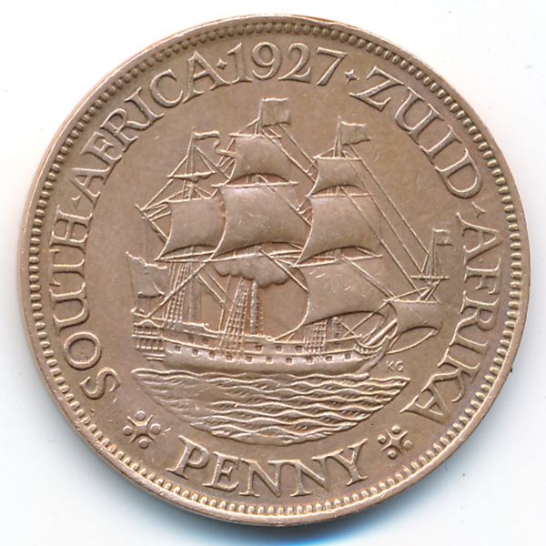 ЮАР, 1 пенни (1927 г.)