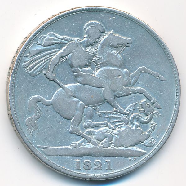 Великобритания, 1 крона (1821 г.)