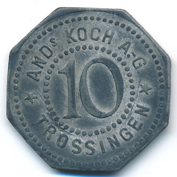 Троссинген., 10 пфеннигов