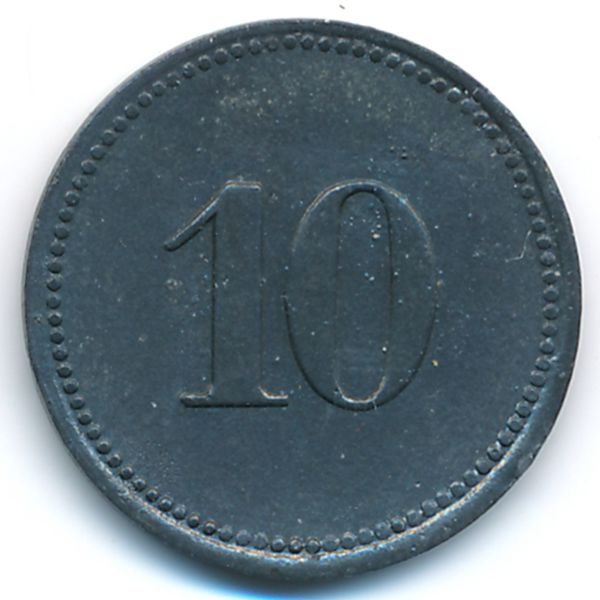 Зонтхофен., 10 пфеннигов (1917 г.)