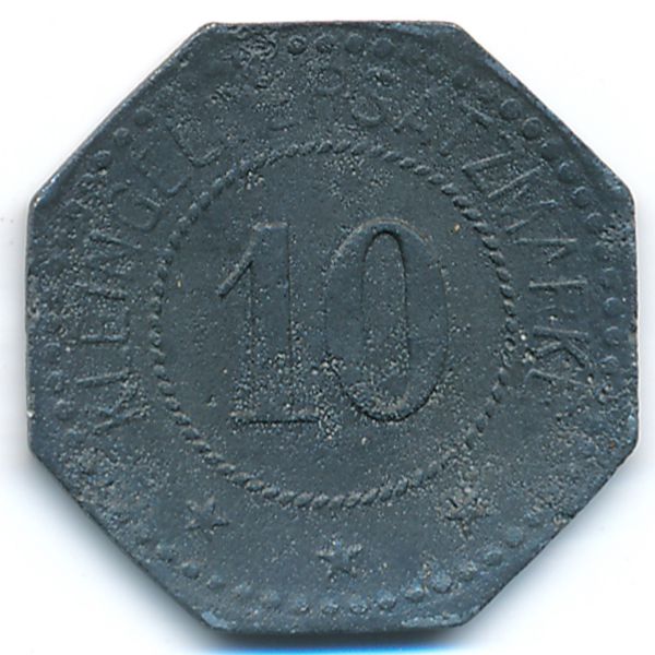Саргемин., 10 пфеннигов (1917 г.)