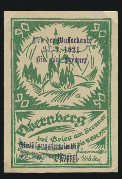 Нотгельды Австрии, 90 геллеров (1921 г.)