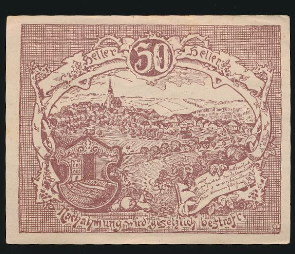 Нотгельды Австрии, 50 геллеров (1920 г.)