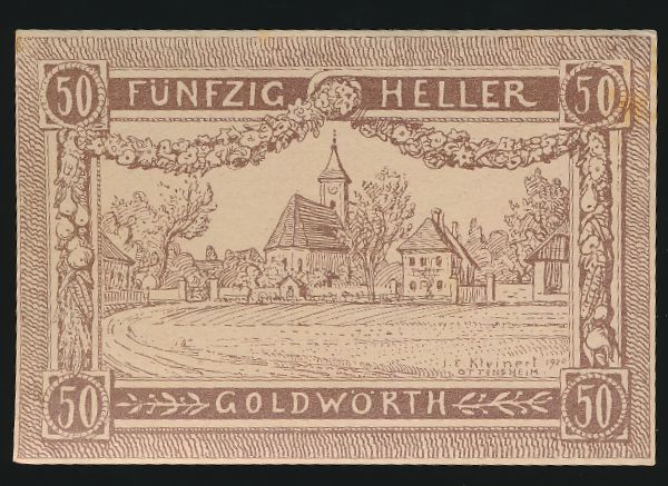 Нотгельды Австрии, 50 геллеров (1920 г.)