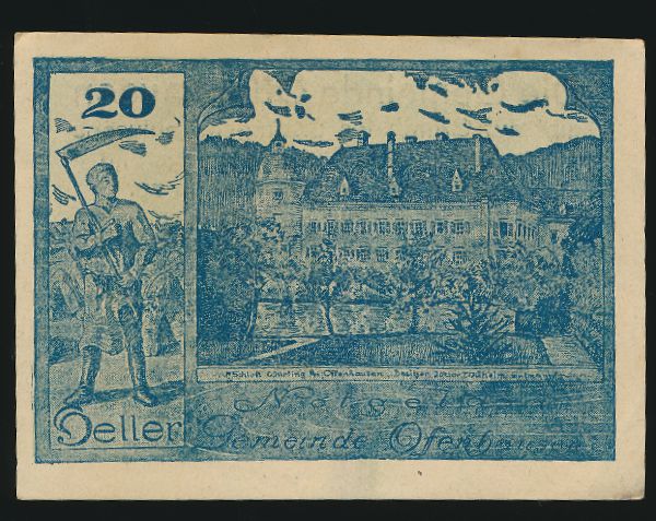 Нотгельды Австрии, 20 геллеров (1920 г.)