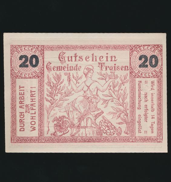 Нотгельды Австрии, 20 геллеров