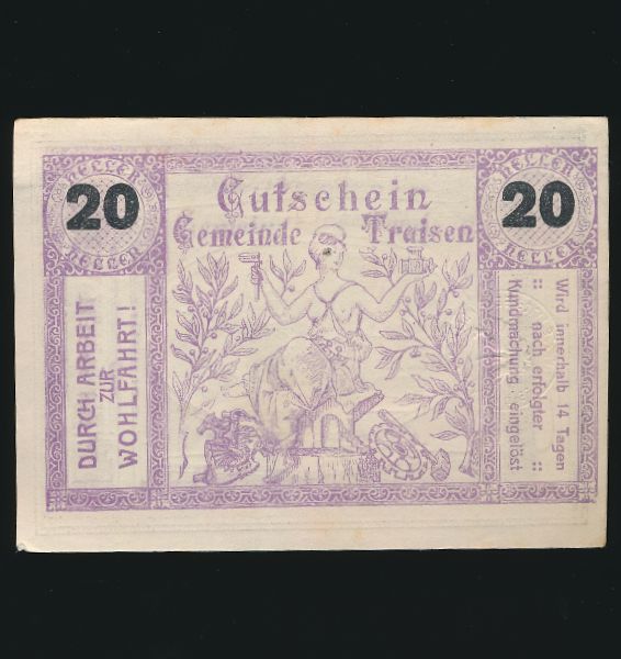 Нотгельды Австрии, 20 геллеров