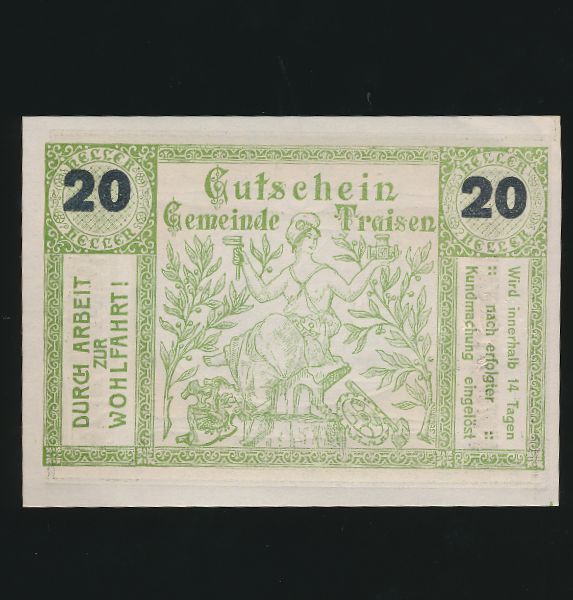 Нотгельды Австрии, 20 геллеров