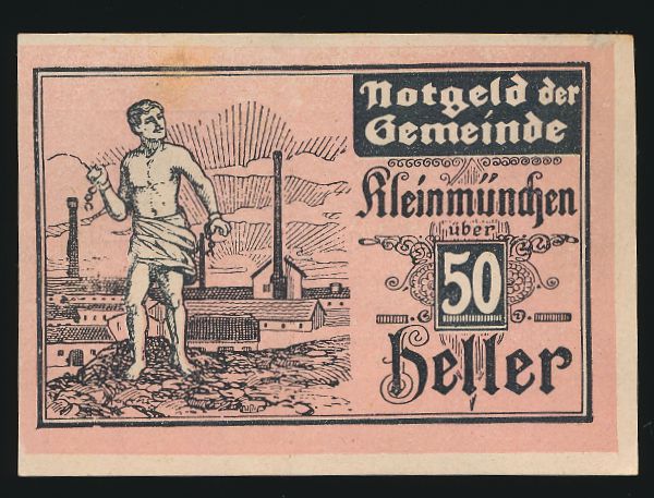 Нотгельды Австрии, 50 геллеров (1920 г.)