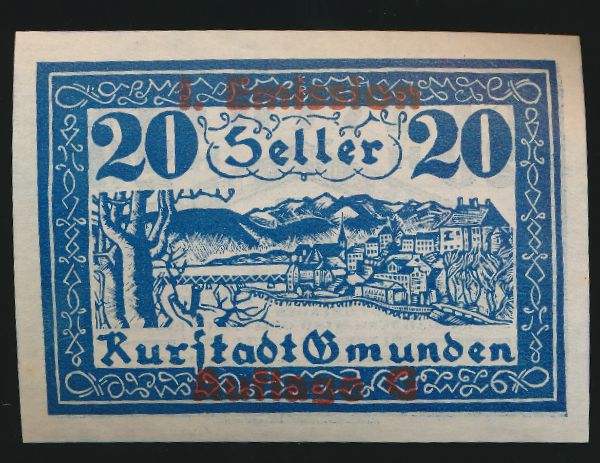 Нотгельды Австрии, 20 геллеров (1920 г.)