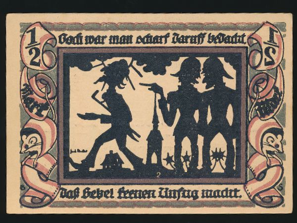 Нотгельды Германии, 1/2 марки (1921 г.)