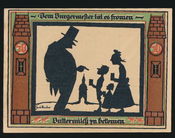 Нотгельды Австрии, 50 геллеров (1921 г.)