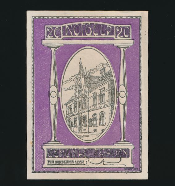 Нотгельды Австрии, 20 геллеров