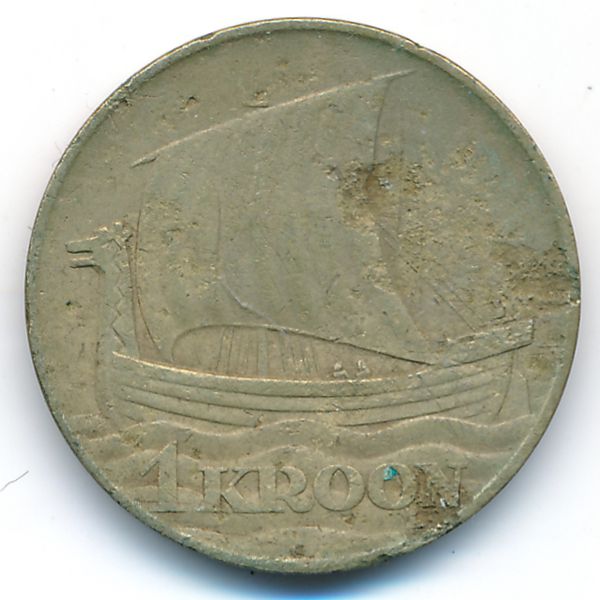 Эстония, 1 крона (1934 г.)