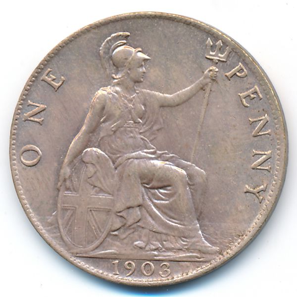 Великобритания, 1 пенни (1903 г.)