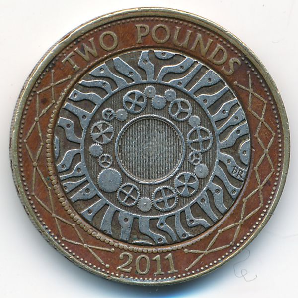 Великобритания, 2 фунта (2011 г.)