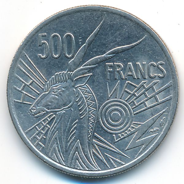 Центральная Африка, 500 франков (1976 г.)
