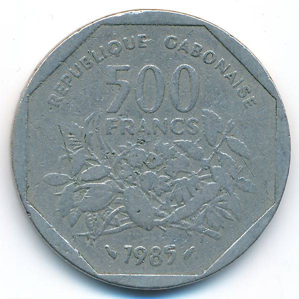 Габон, 500 франков (1985 г.)