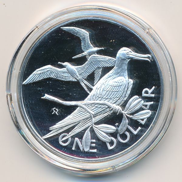 Виргинские острова, 1 доллар (1977 г.)