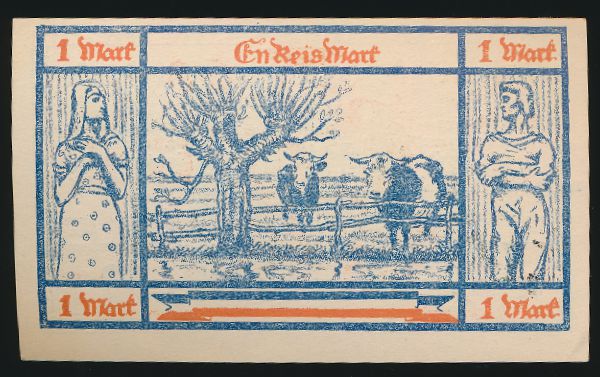 Нотгельды Германии, 1 марка (1921 г.)