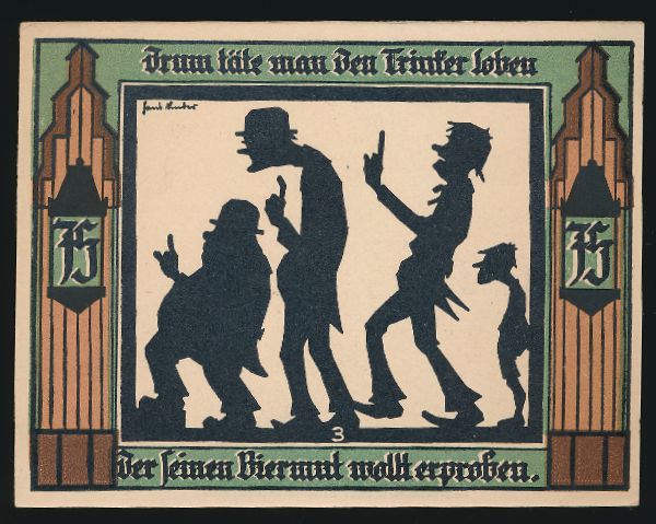 Нотгельды Германии, 75 пфеннигов (1921 г.)