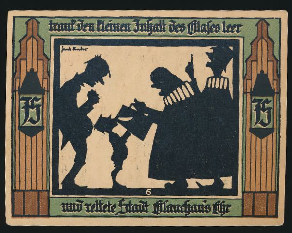 Нотгельды Германии, 75 пфеннигов (1921 г.)