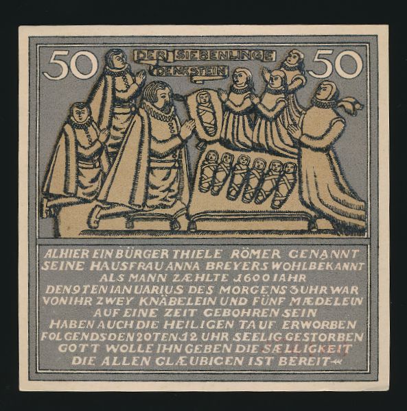 Нотгельды Германии, 50 пфеннигов (1921 г.)