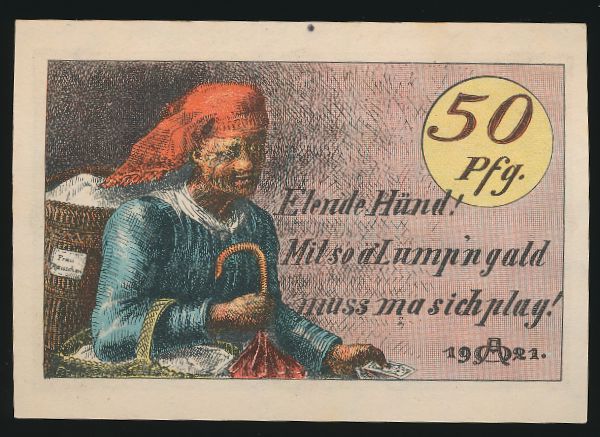 Нотгельды Германии, 50 пфеннигов (1921 г.)