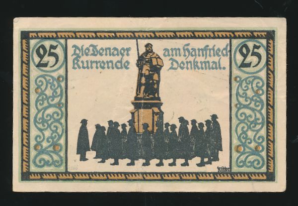Нотгельды Германии, 25 пфеннигов (1921 г.)