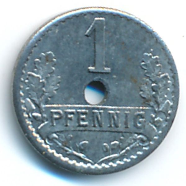 Изерлон., 1 пфенниг (1918 г.)