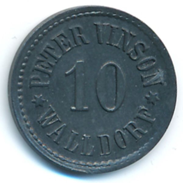 Вальдорф., 10 пфеннигов