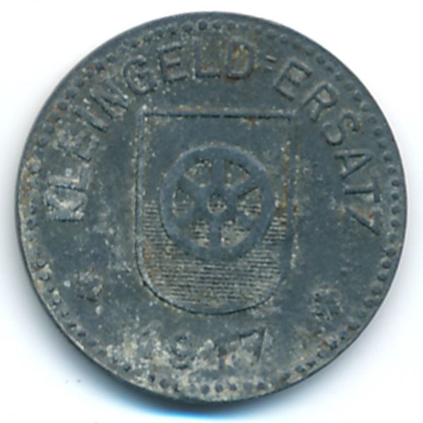 Донауэшинген., 50 пфеннигов (1917 г.)