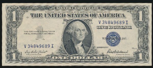 США, 1 доллар (1935 г.)