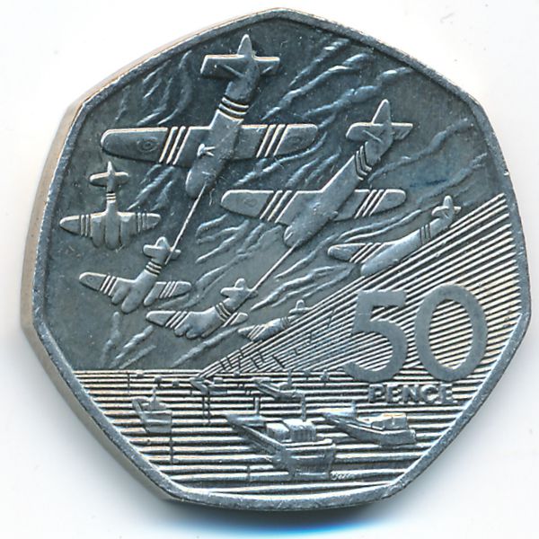 Великобритания, 50 пенсов (1994 г.)