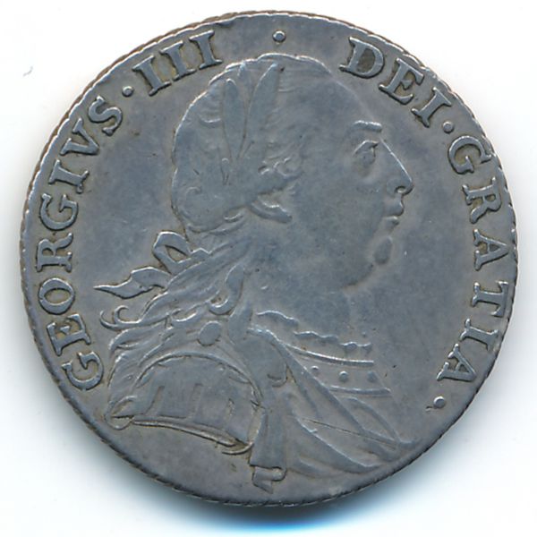 Великобритания, 6 пенсов (1787 г.)