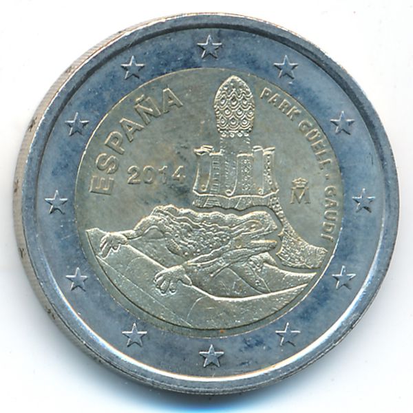 Испания, 2 евро (2014 г.)