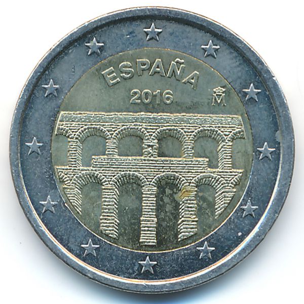 Испания, 2 евро (2016 г.)
