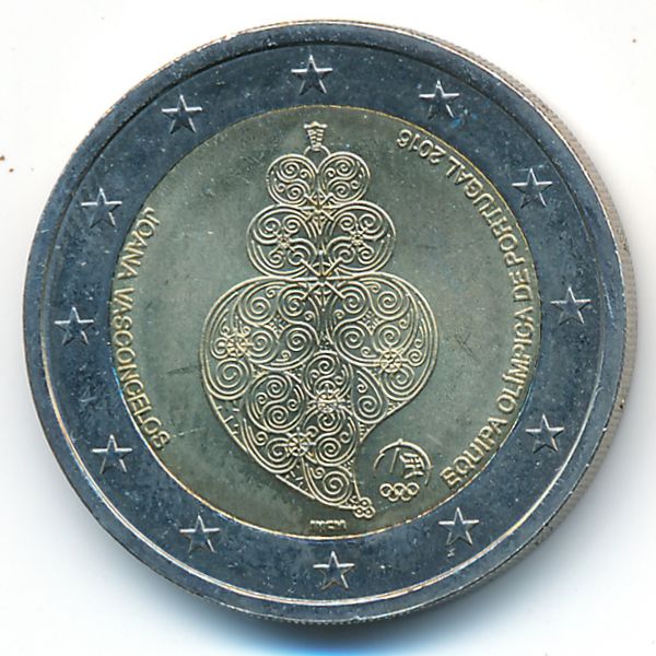 Португалия, 2 евро (2016 г.)