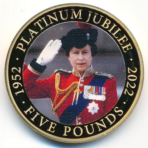 Остров Вознесения, 5 фунтов (2022 г.)