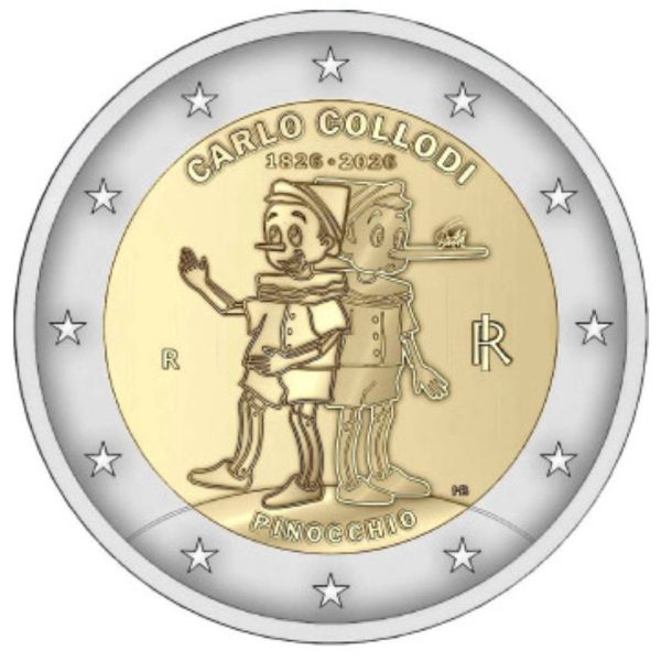 Италия, 2 евро (2026 г.)