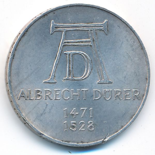 ФРГ, 5 марок (1971 г.)