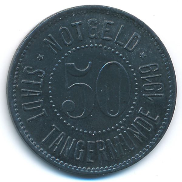 Тангермюнде., 50 пфеннигов (1919 г.)